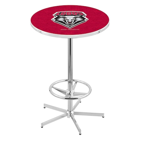 Holland Bar Stool Co 42" Chrome New Mexico Pub Table L216C4228NewMex